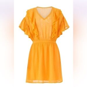 Yellow ruffle Scotch & Soda dress